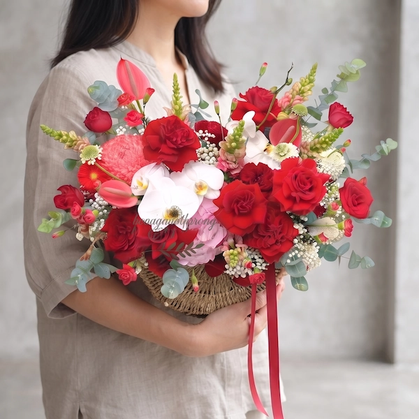 Giỏ Ruby Vẹn Tròn – HGYT92 - Ảnh 3