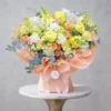 Bó hoa lớn màu pastel sang trọng tại shop hoa tươi uy tín ở TP.HCM