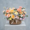 Giỏ hoa tươi rực rỡ từ shop hoa tươi gần khu dân cư – giao tận nơi, dễ đặt hàng